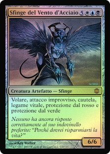 Sphinx of the Steel Wind
Alara Reborn (Foil) - Italian
Single
Magic The Gathering
