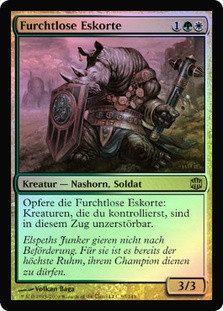 Dauntless Escort
Alara Reborn (Foil) - German
Single
Magic The Gathering