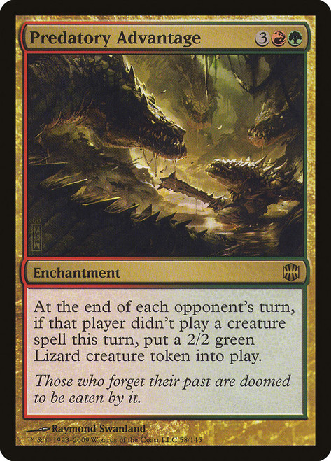Predatory Advantage\nAlara Reborn\nSingle\nMagic The Gathering
