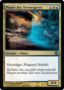 Wall of Denial
Alara Reborn - German
Single
Magic The Gathering