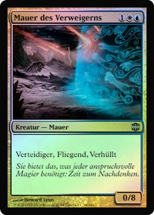 Wall of Denial
Alara Reborn (Foil) - German
Single
Magic The Gathering