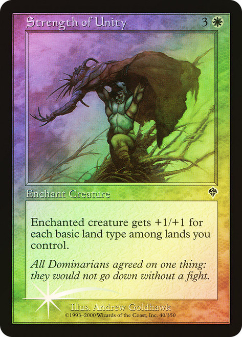 Strength of Unity\nInvasion\nSingle\nMagic The Gathering