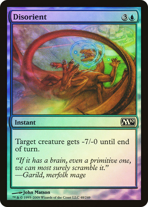 Disorient\nMagic 2010 Core Set\nSingle\nMagic The Gathering