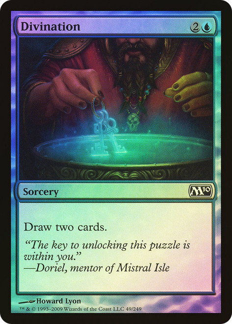 Divination\nMagic 2010 Core Set\nSingle\nMagic The Gathering