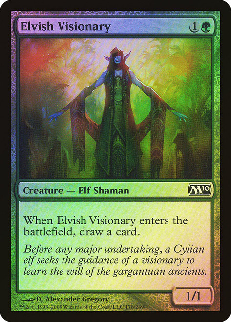 Elvish Visionary\nMagic 2010 Core Set\nSingle\nMagic The Gathering