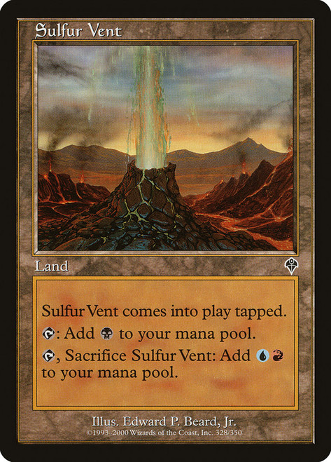 Sulfur Vent\nInvasion\nSingle\nMagic The Gathering