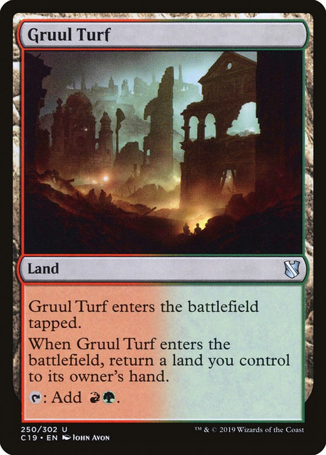 Gruul Turf\nCommander: 2019 Edition\nSingle\nMagic The Gathering