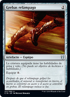 Lightning Greaves
Commander: 2019 Edition - Spanish
Single
Magic The Gathering