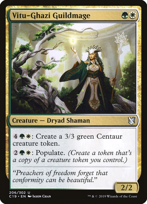 Vitu-Ghazi Guildmage\nCommander: 2019 Edition\nSingle\nMagic The Gathering