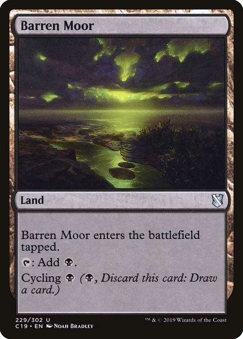 Barren Moor\nCommander: 2019 Edition\nSingle\nMagic The Gathering