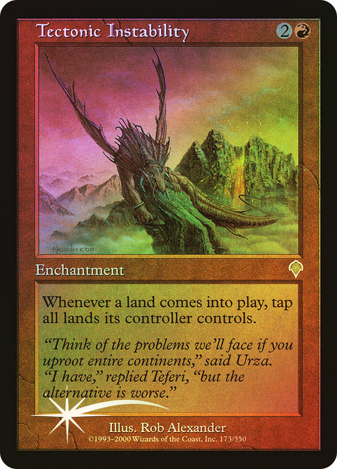 Tectonic Instability\nInvasion\nSingle\nMagic The Gathering