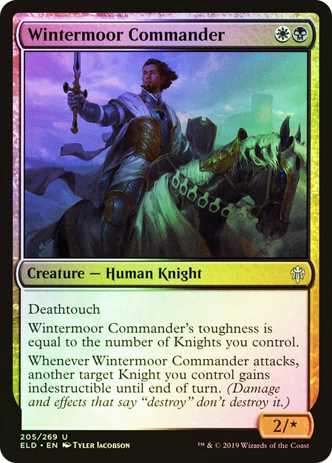 Wintermoor Commander\nThrone of Eldraine\nSingle\nMagic The Gathering