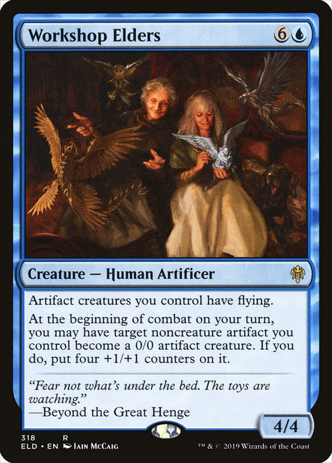 Workshop Elders (Brawl)\nThrone of Eldraine\nSingle\nMagic The Gathering