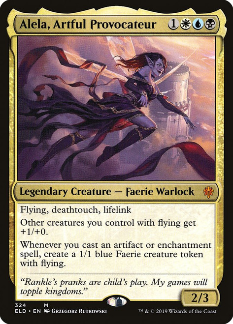 Alela, Artful Provocateur (Brawl)\nThrone of Eldraine\nSingle\nMagic The Gathering