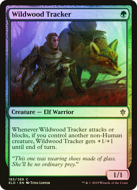 Wildwood Tracker\nThrone of Eldraine\nSingle\nMagic The Gathering