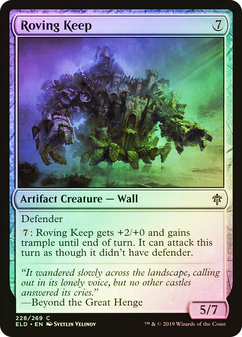 Roving Keep\nThrone of Eldraine\nSingle\nMagic The Gathering