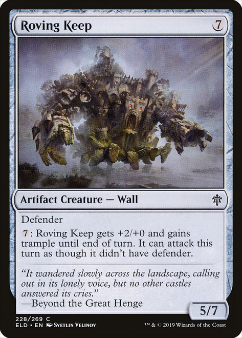 Roving Keep\nThrone of Eldraine\nSingle\nMagic The Gathering