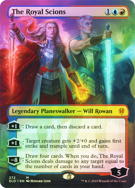 The Royal Scions (Borderless)\nThrone of Eldraine - Variants\nSingle\nMagic The Gathering