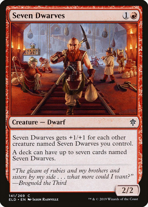 Seven Dwarves\nThrone of Eldraine\nSingle\nMagic The Gathering