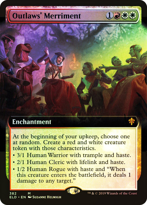 Outlaws' Merriment (Extended Art)\nThrone of Eldraine - Variants\nSingle\nMagic The Gathering