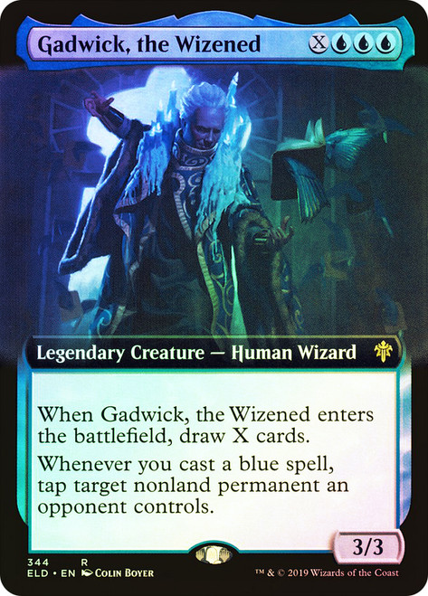 Gadwick, the Wizened (Extended Art)\nThrone of Eldraine - Variants\nSingle\nMagic The Gathering