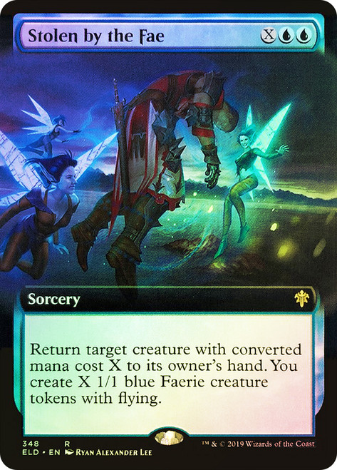 Stolen by the Fae (Extended Art)\nThrone of Eldraine - Variants\nSingle\nMagic The Gathering