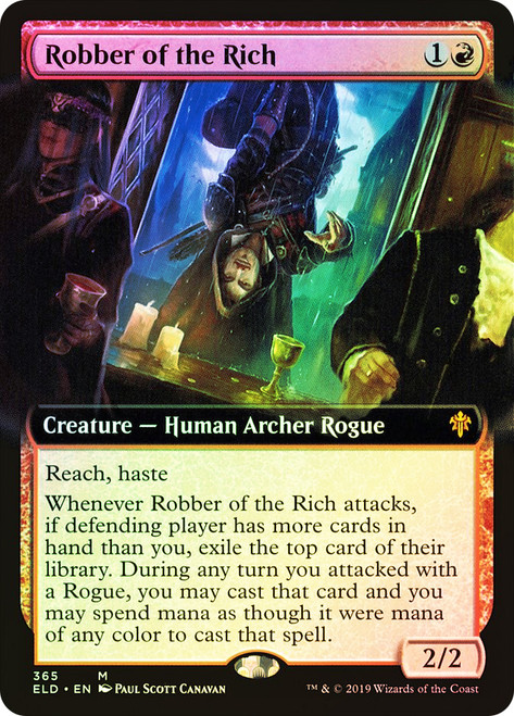 Robber of the Rich (Extended Art)\nThrone of Eldraine - Variants\nSingle\nMagic The Gathering