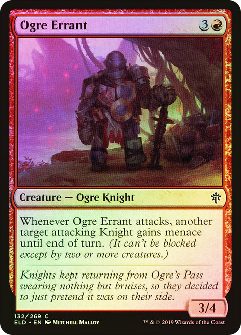 Ogre Errant\nThrone of Eldraine\nSingle\nMagic The Gathering