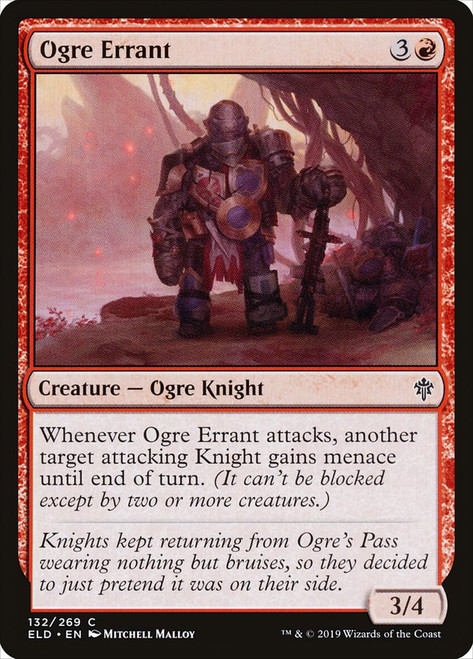 Ogre Errant\nThrone of Eldraine\nSingle\nMagic The Gathering