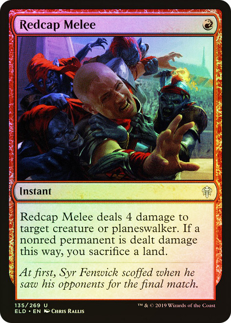 Redcap Melee\nThrone of Eldraine\nSingle\nMagic The Gathering