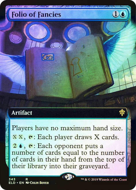 Folio of Fancies (Extended Art)\nThrone of Eldraine - Variants\nSingle\nMagic The Gathering