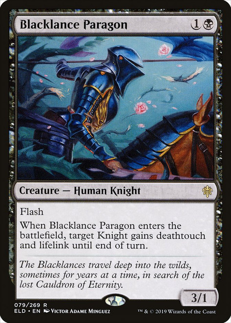 Blacklance Paragon\nThrone of Eldraine\nSingle\nMagic The Gathering
