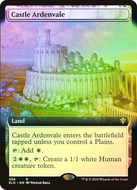 Castle Ardenvale (Extended Art)\nThrone of Eldraine - Variants\nSingle\nMagic The Gathering