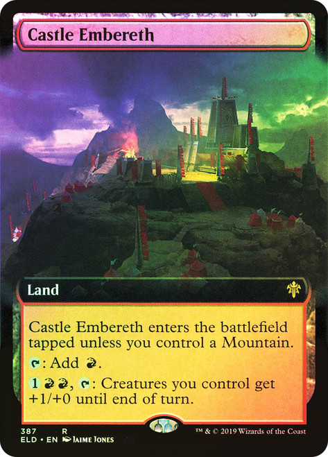 Castle Embereth (Extended Art)\nThrone of Eldraine - Variants\nSingle\nMagic The Gathering