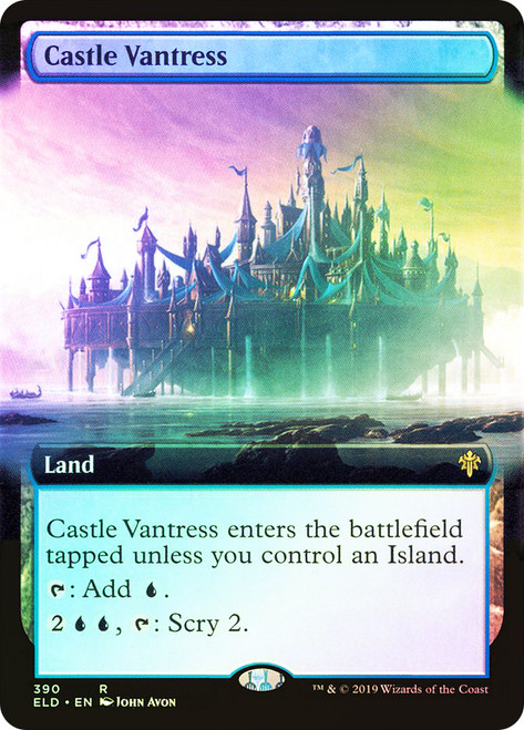 Castle Vantress (Extended Art)\nThrone of Eldraine - Variants\nSingle\nMagic The Gathering