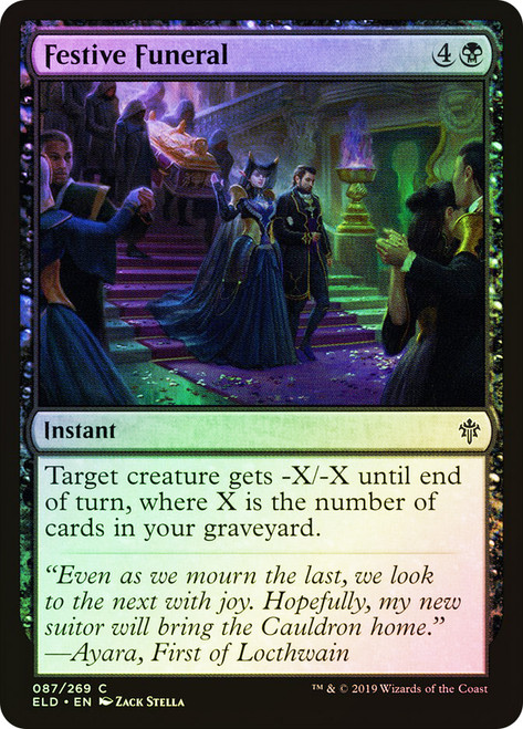Festive Funeral\nThrone of Eldraine\nSingle\nMagic The Gathering