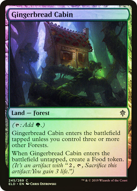 Gingerbread Cabin\nThrone of Eldraine\nSingle\nMagic The Gathering
