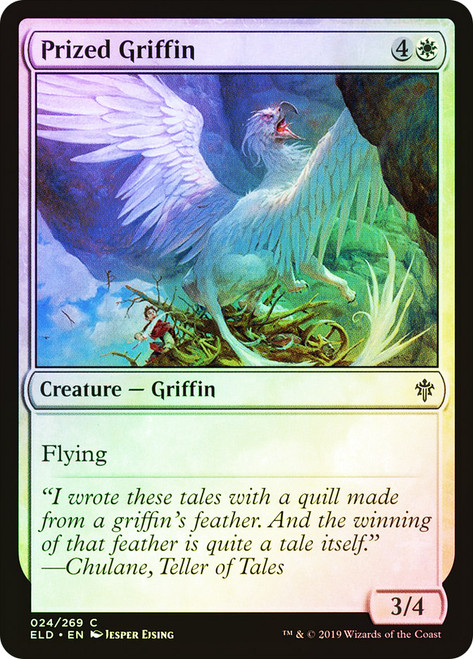 Prized Griffin\nThrone of Eldraine\nSingle\nMagic The Gathering