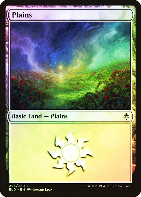 Plains (#253)\nThrone of Eldraine\nSingle\nMagic The Gathering