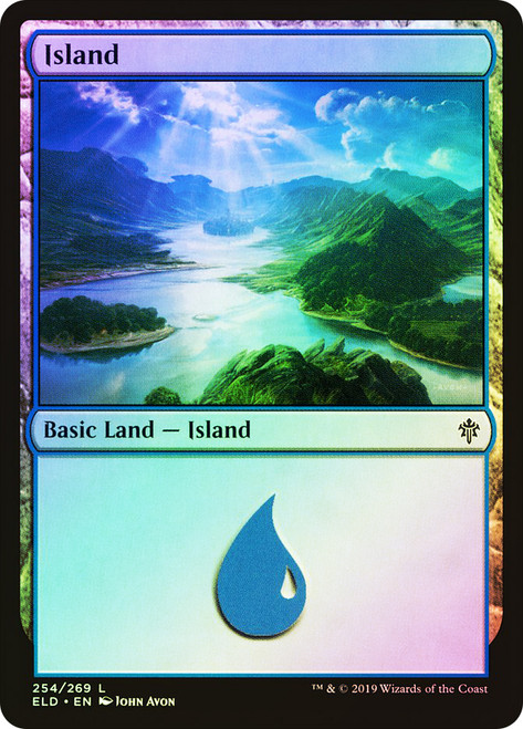 Island (#254)\nThrone of Eldraine\nSingle\nMagic The Gathering