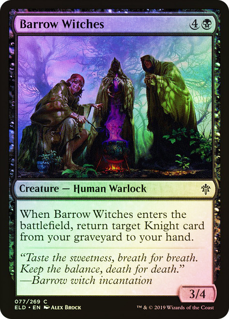 Barrow Witches\nThrone of Eldraine\nSingle\nMagic The Gathering