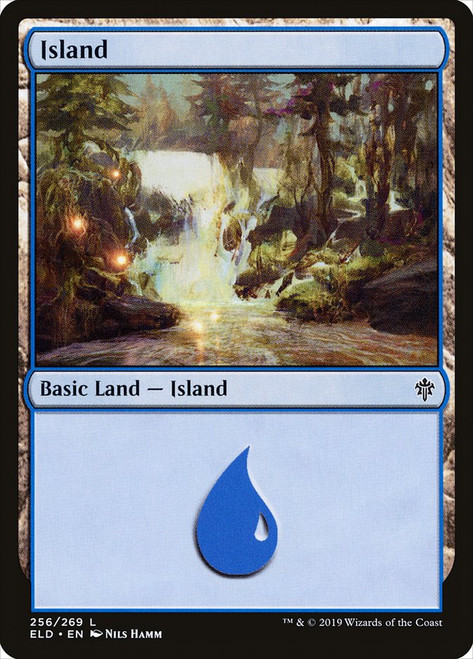 Island (#256)\nThrone of Eldraine\nSingle\nMagic The Gathering