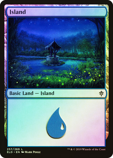 Island (#257)\nThrone of Eldraine\nSingle\nMagic The Gathering