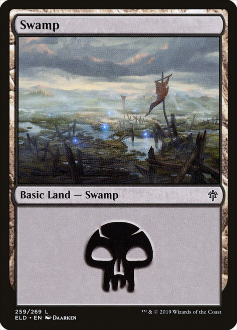 Swamp (#259)\nThrone of Eldraine\nSingle\nMagic The Gathering