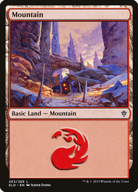 Mountain (#263)\nThrone of Eldraine\nSingle\nMagic The Gathering