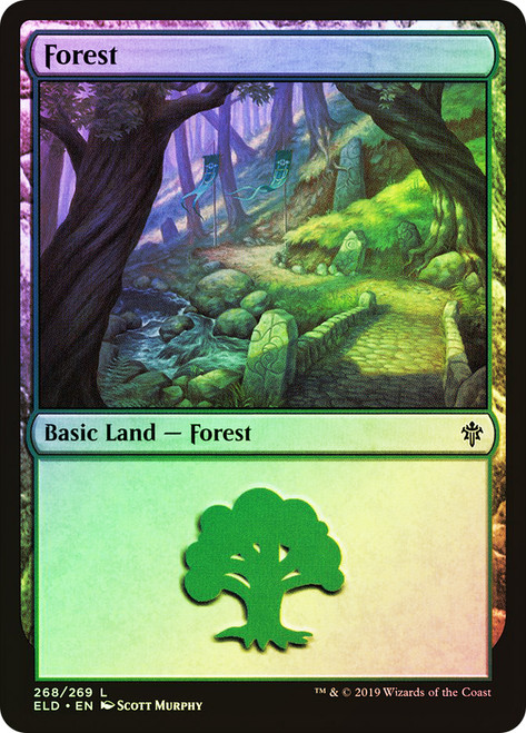 Forest (#268)\nThrone of Eldraine\nSingle\nMagic The Gathering
