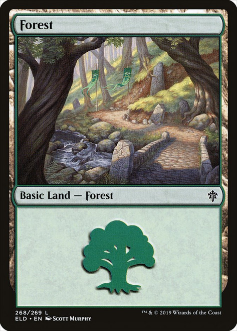Forest (#268)\nThrone of Eldraine\nSingle\nMagic The Gathering
