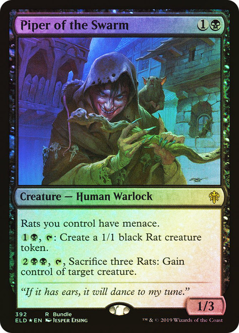 Piper of the Swarm (Bundle)\nPromo: General\nSingle\nMagic The Gathering