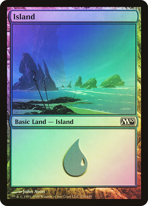 Island (#235)\nMagic 2010 Core Set\nSingle\nMagic The Gathering
