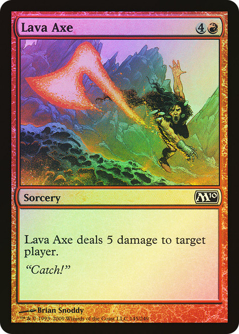 Lava Axe\nMagic 2010 Core Set\nSingle\nMagic The Gathering